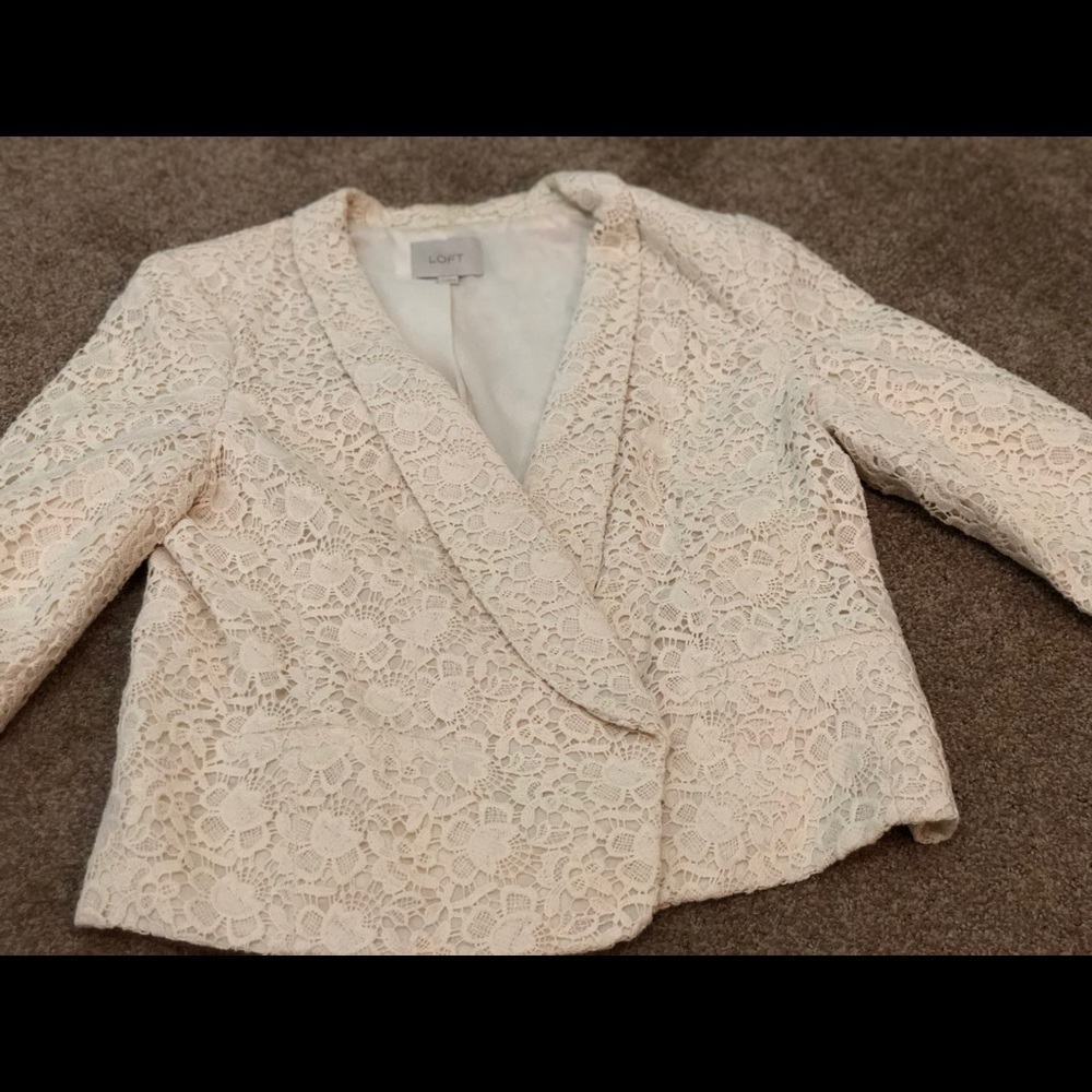 Woman’s lace blazer